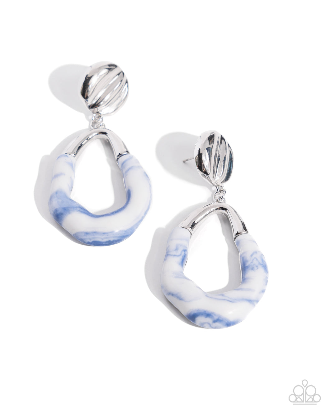 High-Sheen Swirls - Blue Paparazzi Accessories