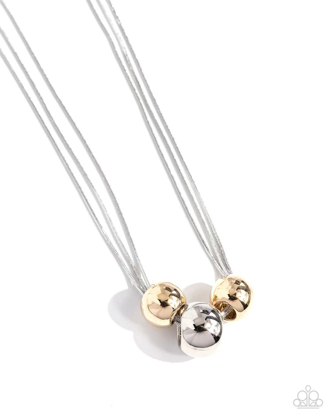 Beaming Beads - Silver Paparazzi Accessories