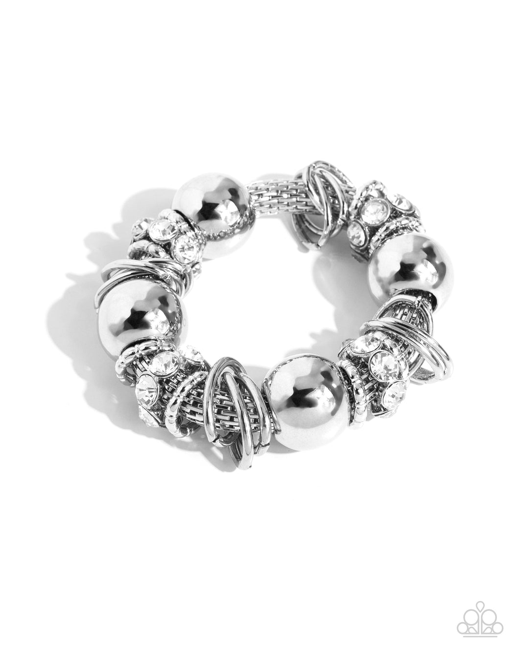 Coiled Confidence - White Paparazzi Accessories