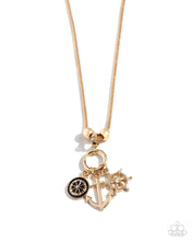 Load image into Gallery viewer, Nuanced Nautical - Gold Paparazzi Accessories
