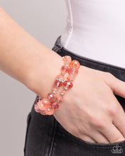 Load image into Gallery viewer, Faceted Fairy Tale - Orange Paparazzi Accessories
