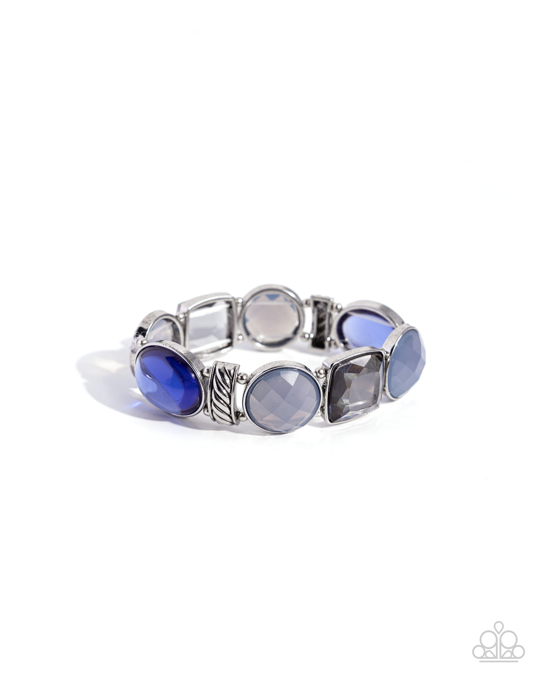 Glassy Generosity - Blue Paparazzi Accessories