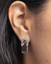 Load image into Gallery viewer, Safety Pin Secret - Black Paparazzi Accessories
