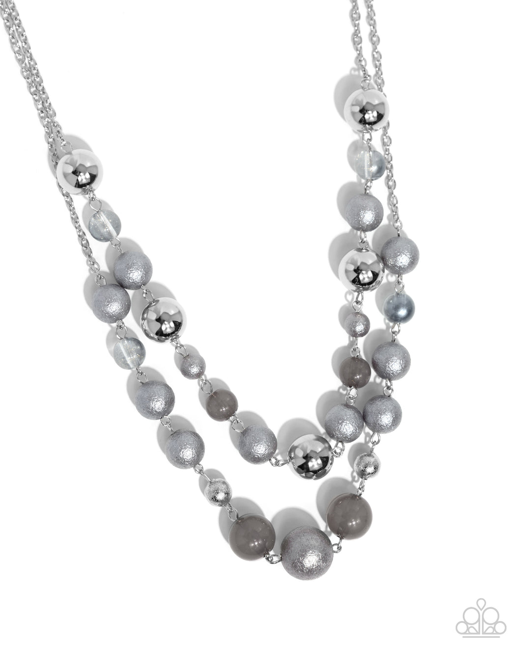 Beaded Benefit - Silver Paparazzi Accessories