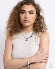 Load image into Gallery viewer, Charming Candidate - White Paparazzi Accessories
