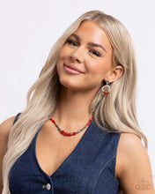 Load image into Gallery viewer, Dainty Diversity - Red Paparazzi Accessories
