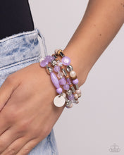 Load image into Gallery viewer, Cloudy Chic - Purple Paparazzi Accessories
