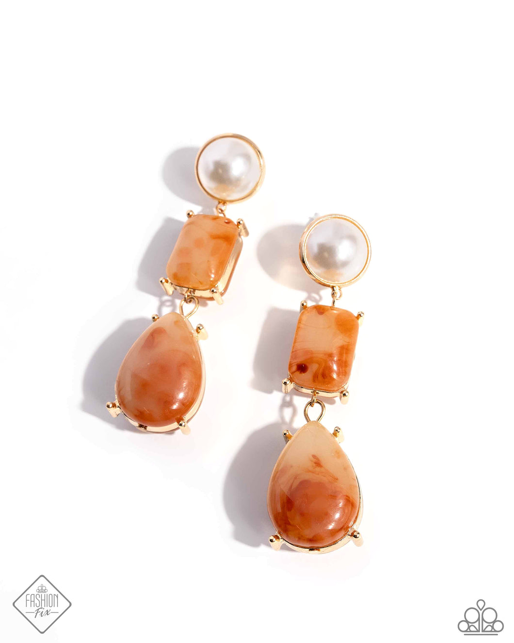 Marbled Masterpiece - Orange Paparazzi Accessories