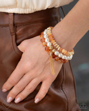 Load image into Gallery viewer, Marbled Mirage - Orange Paparazzi Accessories
