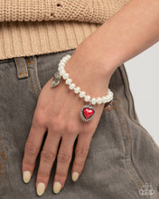 Load image into Gallery viewer, Heart-struck Haven - Red Paparazzi Accessories

