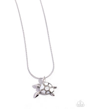 Load image into Gallery viewer, Sea Turtle Statement - White Paparazzi Accessories

