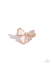 Load image into Gallery viewer, BOW-stopper - Rose Gold Paparazzi Accessories
