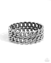 Load image into Gallery viewer, Braided Bandit - White Paparazzi Accessories

