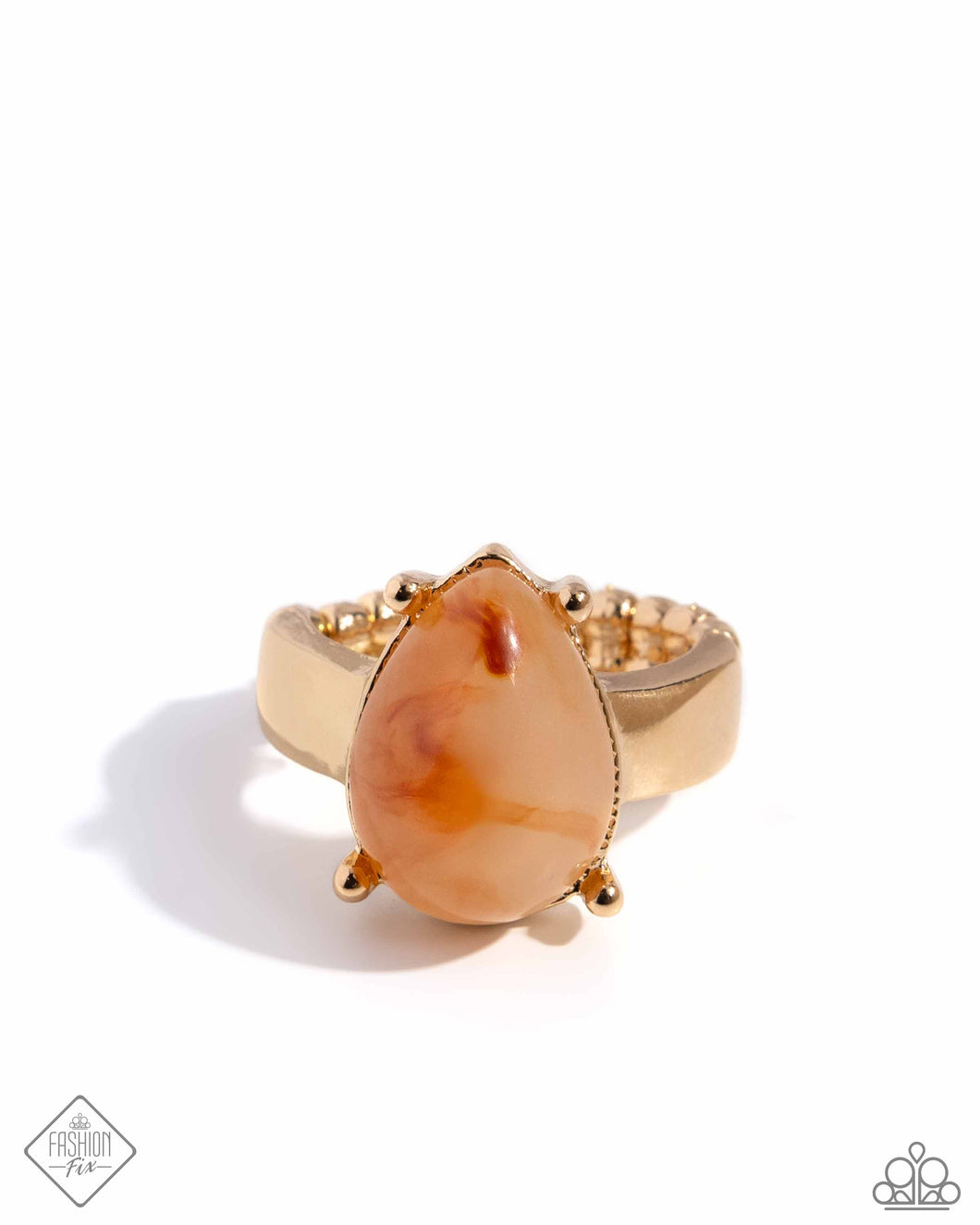 Marbled Moderato - Orange Paparazzi Accessories