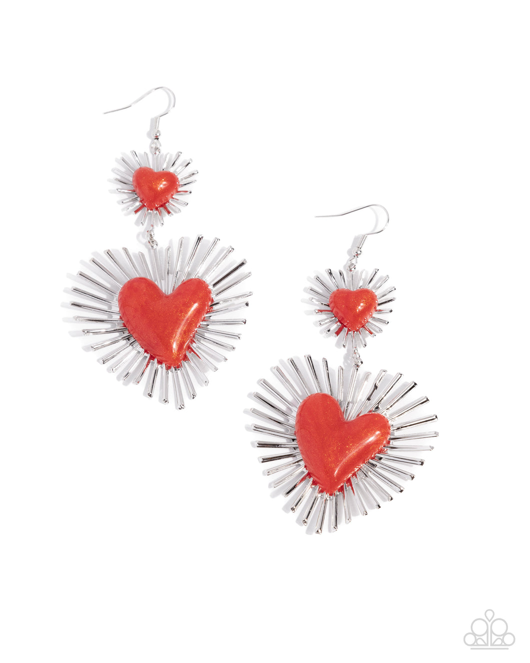 Sunburst Sweethearts - Red Paparazzi Accessories
