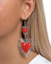 Load image into Gallery viewer, Sunburst Sweethearts - Red Paparazzi Accessories
