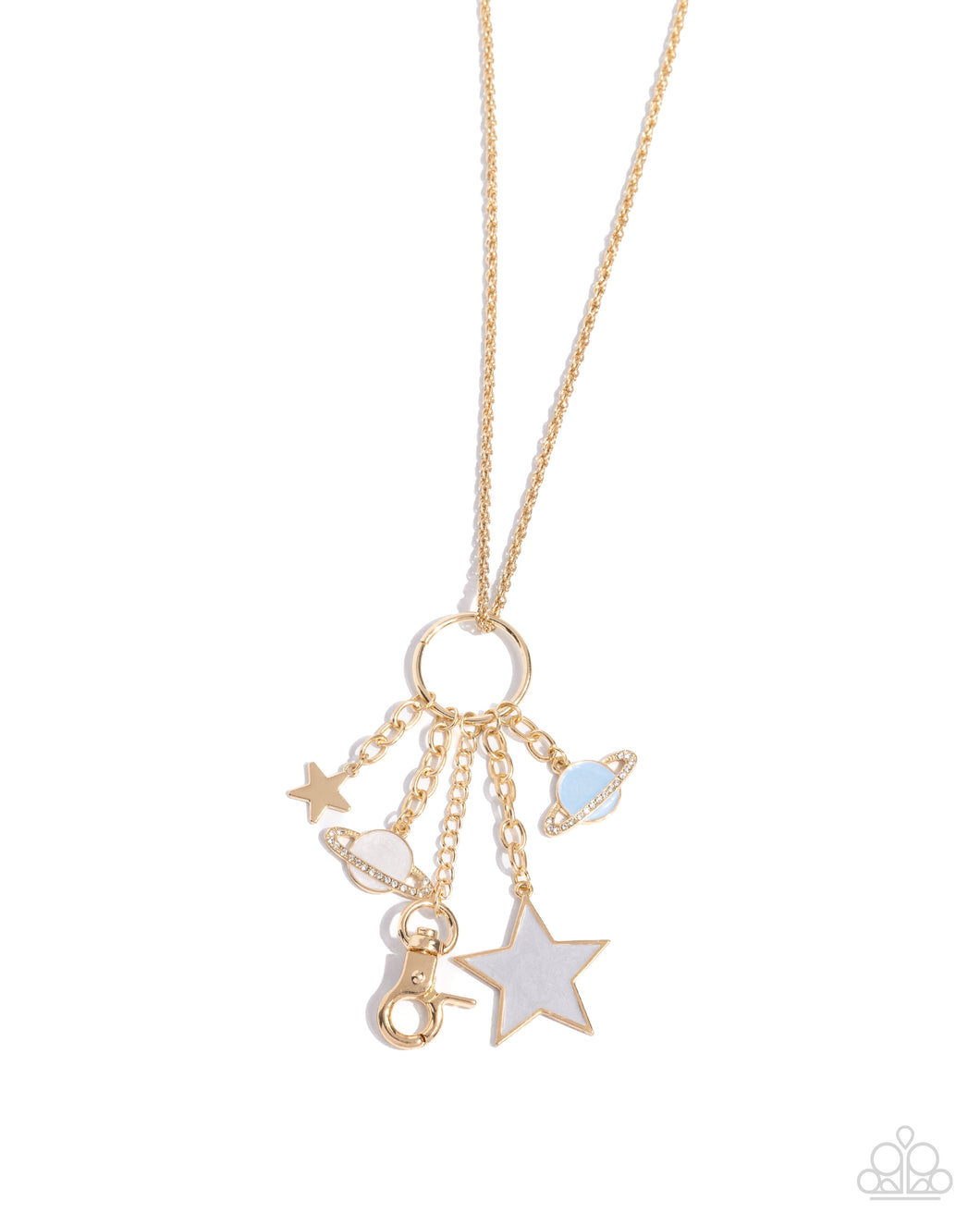 Planetary Pizzazz - Gold Paparazzi Accessories