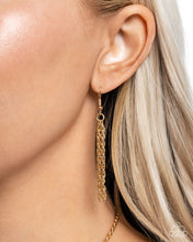Load image into Gallery viewer, Planetary Pizzazz - Gold Paparazzi Accessories
