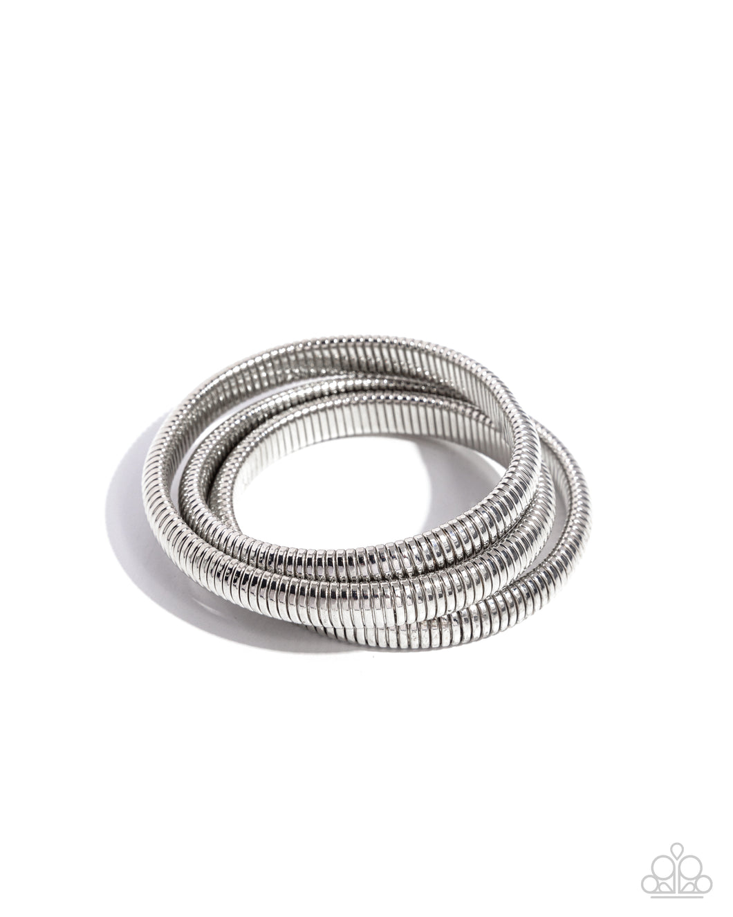 Charismatic Coils - Silver Paparazzi Accessories