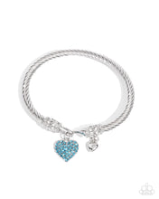 Load image into Gallery viewer, Heart Hour - Blue Paparazzi Accessories
