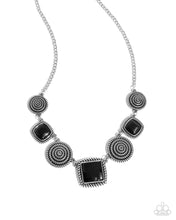 Load image into Gallery viewer, Spiral Sass - Black Paparazzi Accessories
