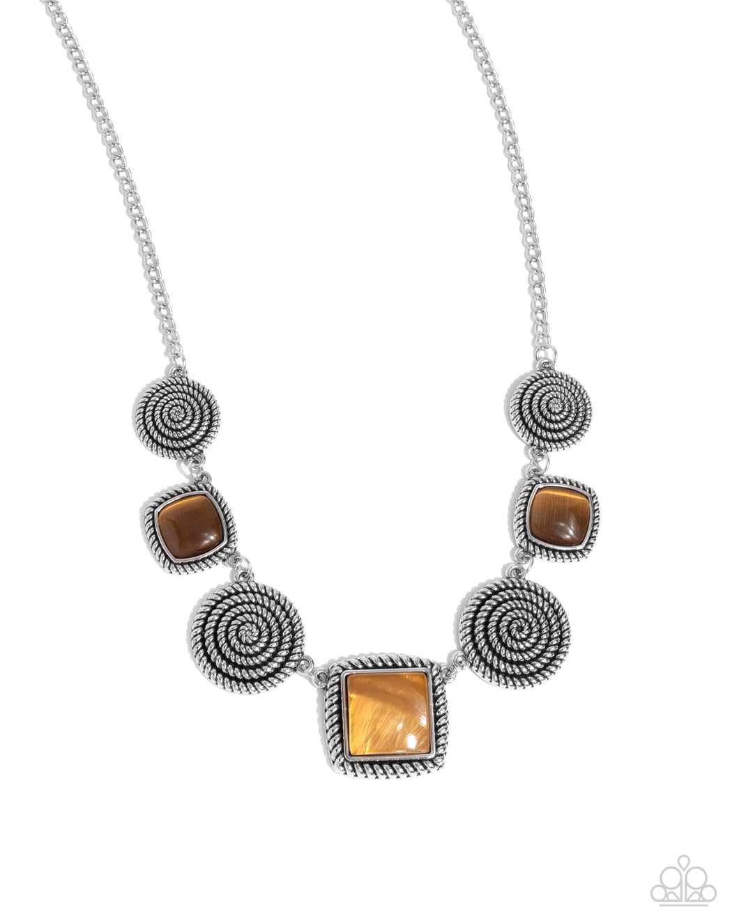 Spiral Sass - Brown Paparazzi Accessories