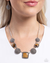 Load image into Gallery viewer, Spiral Sass - Brown Paparazzi Accessories
