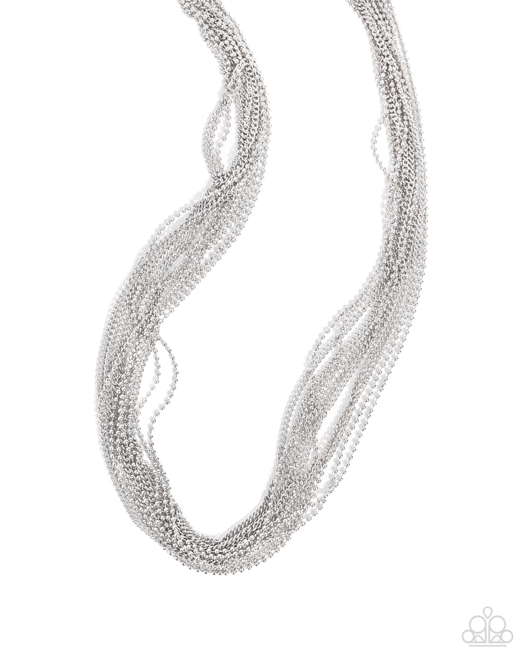 Backstage Ball - Silver Paparazzi Accessories