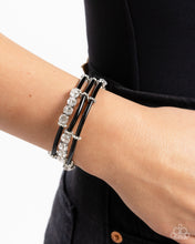 Load image into Gallery viewer, Certainly Coiled - Black Paparazzi Accessories
