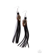 Load image into Gallery viewer, Feathered Festivity - Black Paparazzi Accessories
