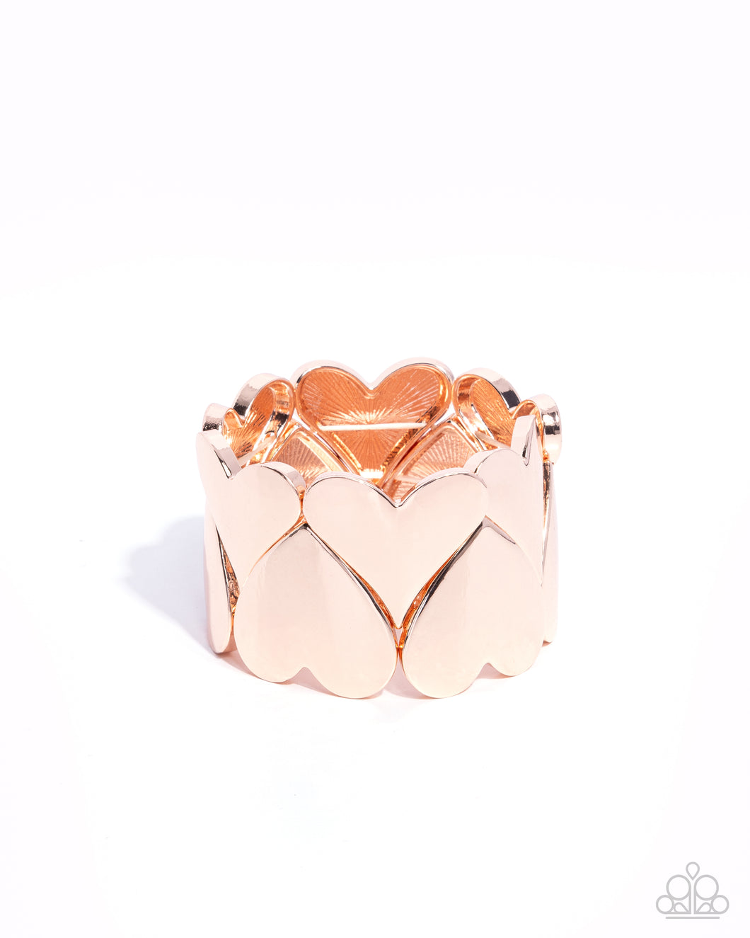 Sweetheart Setting - Rose Gold Paparazzi Accessories