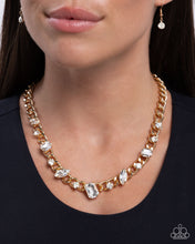 Load image into Gallery viewer, Pronged Perfection - Gold Paparazzi Accessories
