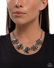 Load image into Gallery viewer, Refreshing Roses - Silver Paparazzi Accessories
