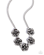 Load image into Gallery viewer, Refreshing Roses - Silver Paparazzi Accessories
