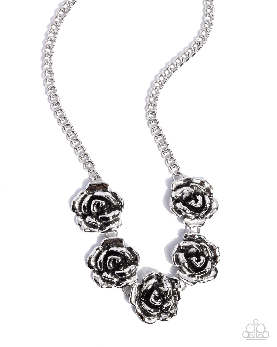 Refreshing Roses - Silver Paparazzi Accessories