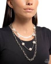Load image into Gallery viewer, High-Class Haute - White Paparazzi Accessories

