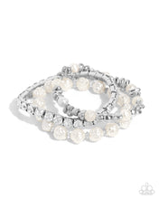 Load image into Gallery viewer, Fair Florals - White Paparazzi Accessories
