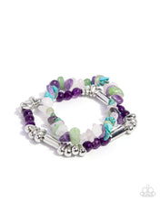 Load image into Gallery viewer, Stony Sequence - Purple Paparazzi Accessories
