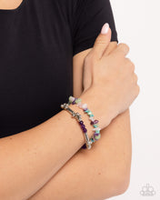 Load image into Gallery viewer, Stony Sequence - Purple Paparazzi Accessories
