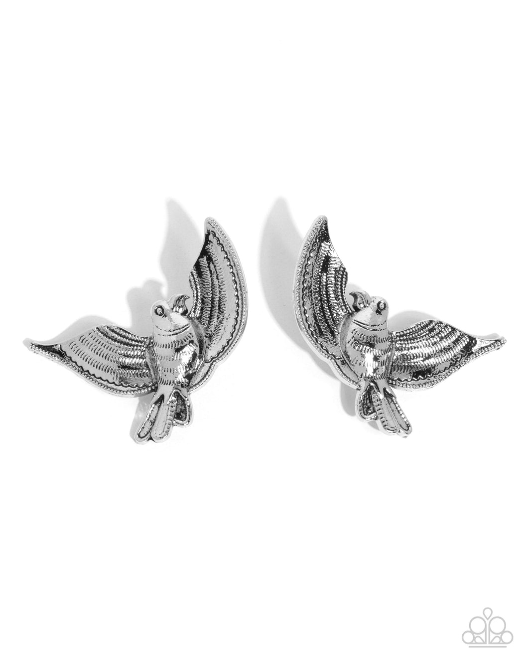 Bird of PLAY - Silver Paparazzi Accessories