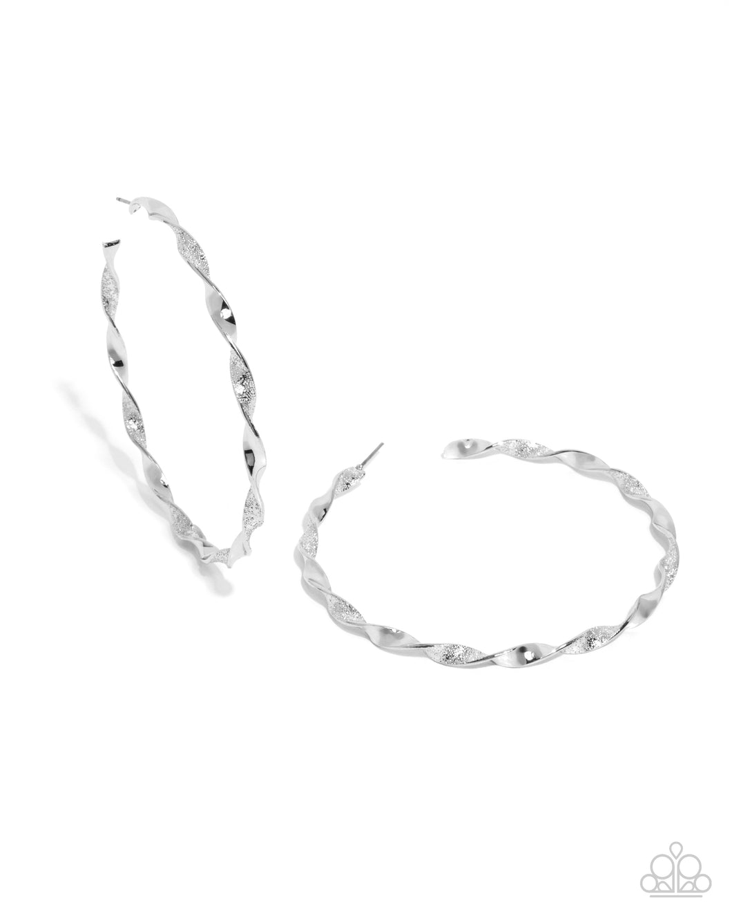 Steady Spirals - Silver Paparazzi Accessories