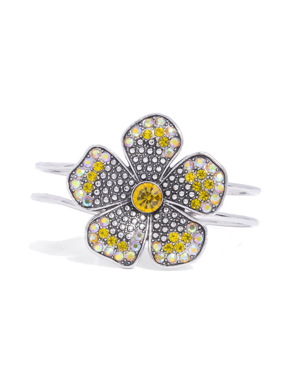 Bedazzled Bloom - Yellow Paparazzi Accessories