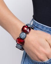 Load image into Gallery viewer, Cloudy Conversation - Red Paparazzi Accessories
