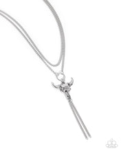Load image into Gallery viewer, Layered Longhorn - Silver Paparazzi Accessories

