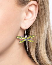Load image into Gallery viewer, Dragonfly Descent - Green Paparazzi Accessories
