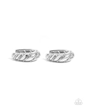 Load image into Gallery viewer, Paved in Glitz - White Paparazzi Accessories

