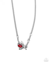 Load image into Gallery viewer, Bedazzled Beetle - Red Paparazzi Accessories
