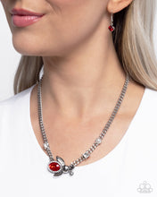 Load image into Gallery viewer, Bedazzled Beetle - Red Paparazzi Accessories
