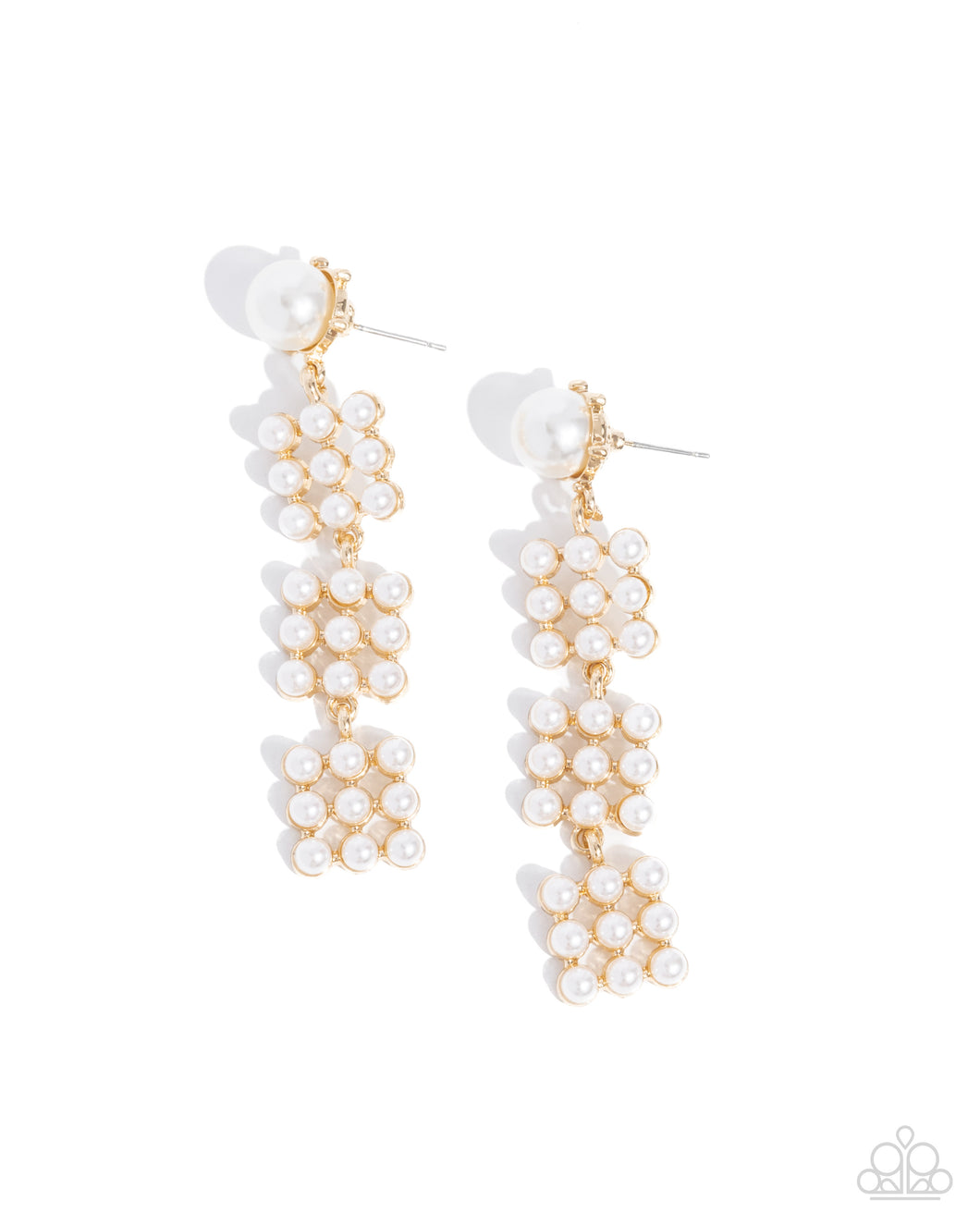 Pearl Pastime - Gold Paparazzi Accessories