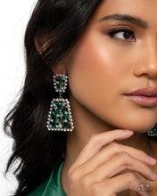 Load image into Gallery viewer, Glistening Gala - Green Paparazzi Accessories Paparazzi Accessories
